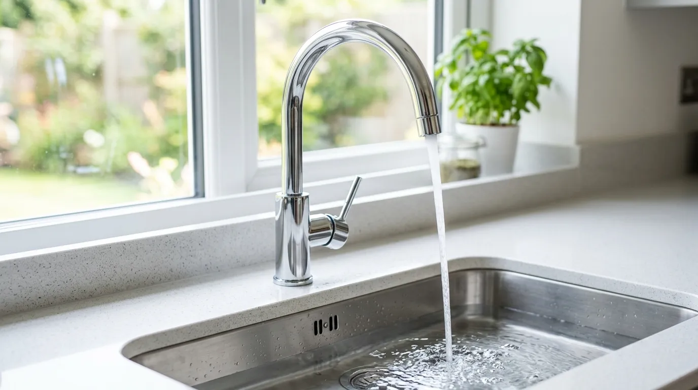 Local Plumbing Master Pros same day plumber fixing a faucet in Burlington, ND